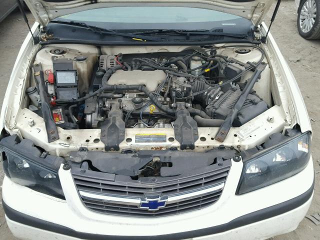 2G1WF52E749425427 - 2004 CHEVROLET IMPALA WHITE photo 7