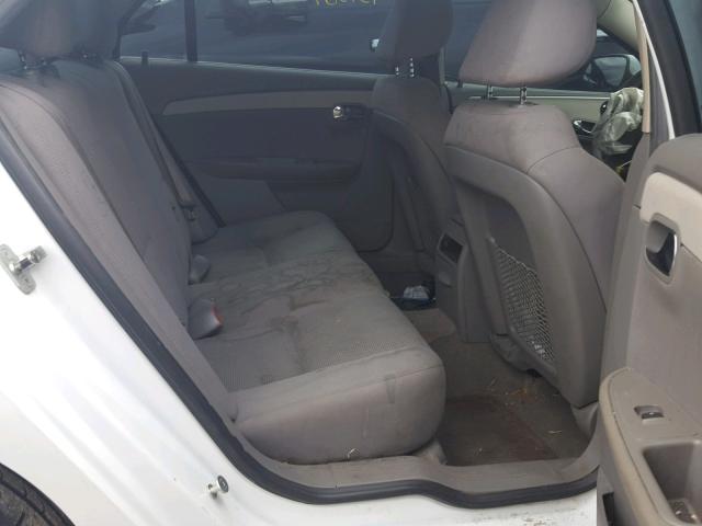 1G1ZC5EB6AF165919 - 2010 CHEVROLET MALIBU 1LT თეთრი ფოტო 6