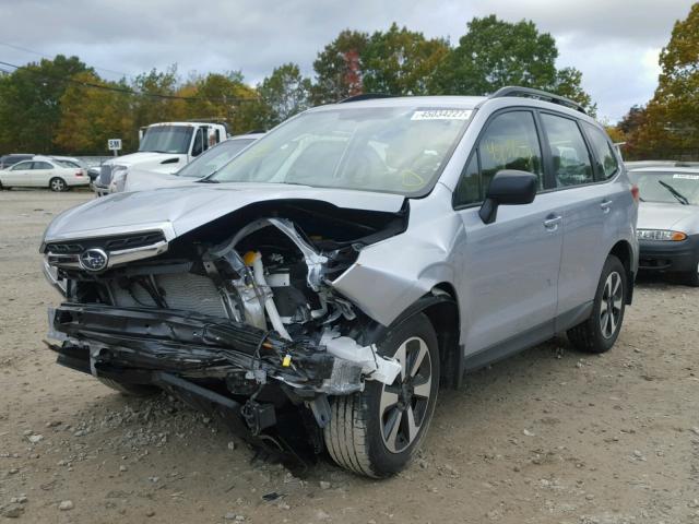 JF2SJABC2HH490295 - 2017 SUBARU FORESTER 2 SILVER photo 2