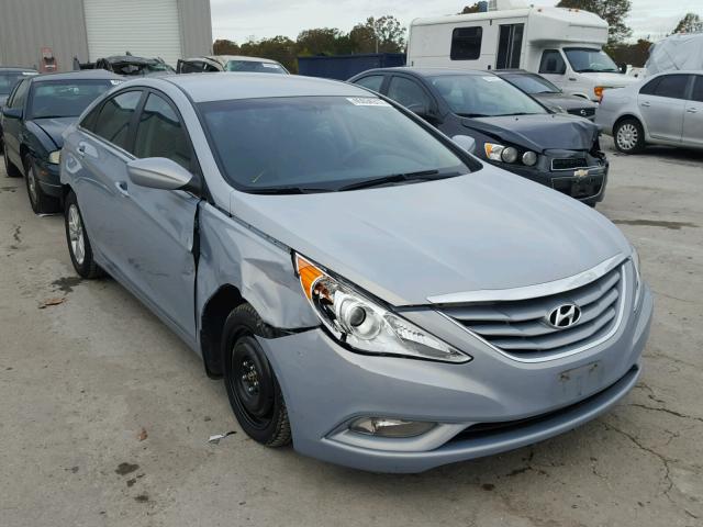 5NPEB4AC0DH636779 - 2013 HYUNDAI SONATA SILVER photo 1