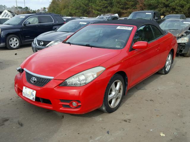 4T1FA38PX8U157044 - 2008 TOYOTA CAMRY SOLA RED photo 2