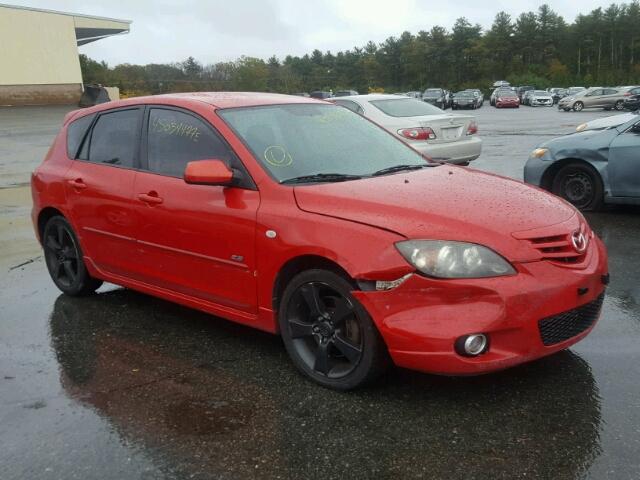 JM1BK143041186846 - 2004 MAZDA 3 HATCHBAC RED photo 1