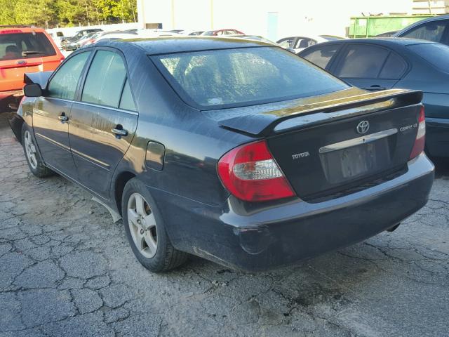 4T1BE32K92U034956 - 2002 TOYOTA CAMRY LE 黑色 照片 3