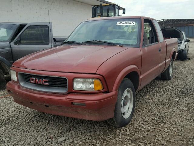 1GTCS1943S8534892 - 1995 GMC SONOMA RED photo 2