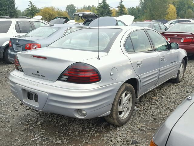 1G2NE52T2XM735193 - 1999 PONTIAC GRAND AM S SILVER photo 4