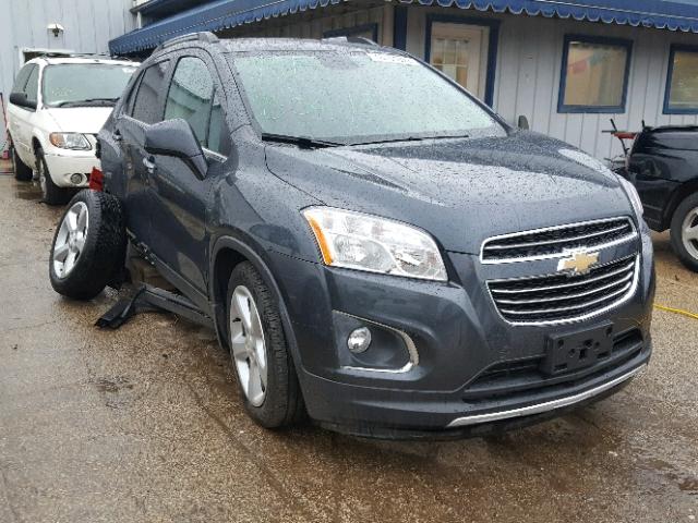 3GNCJMSB6GL115156 - 2016 CHEVROLET TRAX LTZ CHARCOAL photo 1