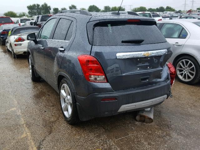 3GNCJMSB6GL115156 - 2016 CHEVROLET TRAX LTZ CHARCOAL photo 3