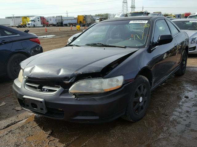 1HGCG32032A018241 - 2002 HONDA ACCORD BLACK photo 2