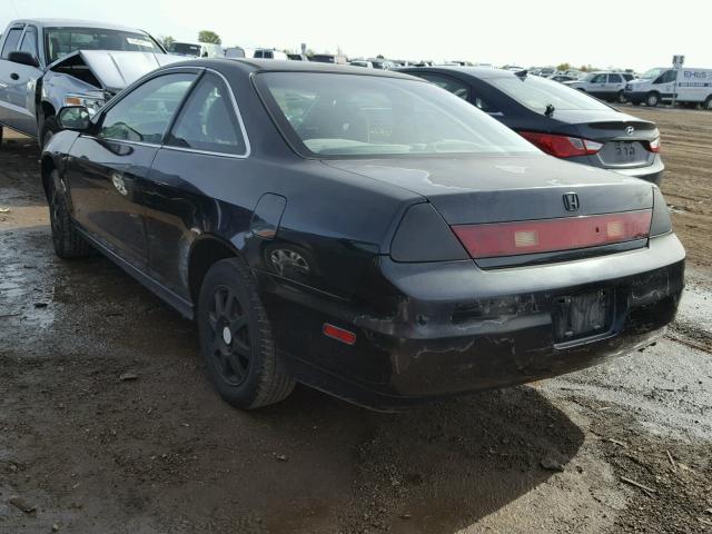 1HGCG32032A018241 - 2002 HONDA ACCORD BLACK photo 3