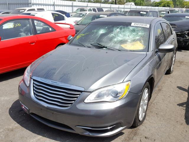 1C3CCBBBXCN138591 - 2012 CHRYSLER 200 TOURIN GRAY photo 2