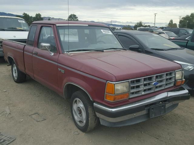 1FTCR14A3NPB05271 - 1992 FORD RANGER SUP RED photo 1