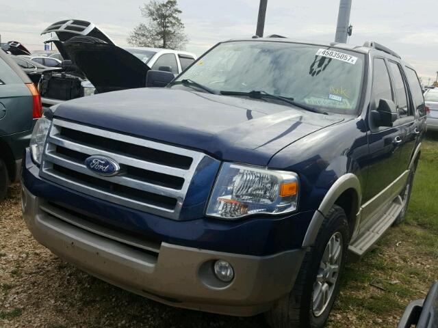 1FMJU1H56AEA07193 - 2010 FORD EXPEDITION BLUE photo 2