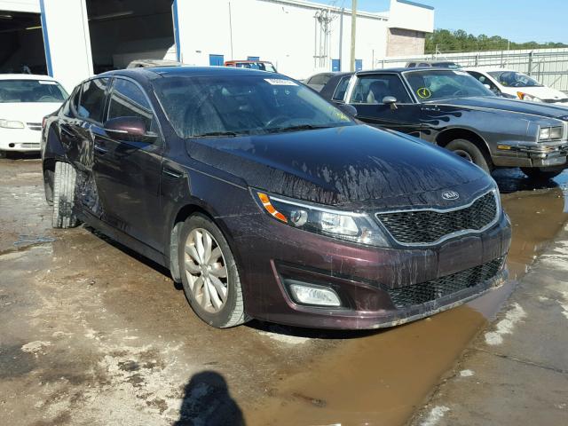 5XXGN4A77EG350721 - 2014 KIA OPTIMA EX BURGUNDY photo 1