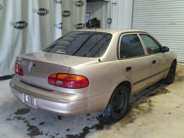 1Y1SK5284YZ407471 - 2000 CHEVROLET GEO PRIZM 金色 照片 4