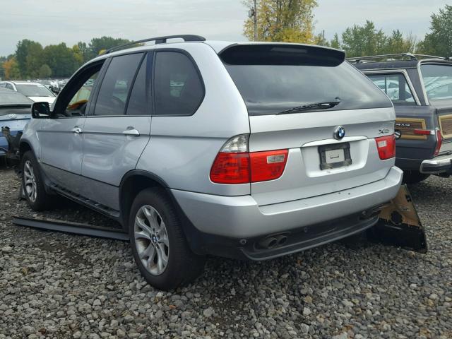 5UXFB53526LV24068 - 2006 BMW X5 4.4I SILVER photo 3