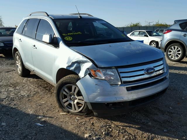 2FMDK38C38BA43605 - 2008 FORD EDGE SEL BLUE photo 1