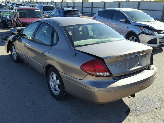 1FAFP53235A189718 - 2005 FORD TAURUS SE GOLD photo 3