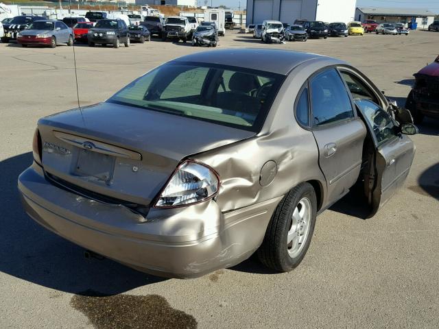 1FAFP53235A189718 - 2005 FORD TAURUS SE GOLD photo 4