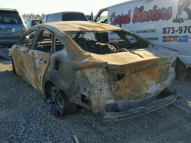 3FA6P0HR7DR113660 - 2013 FORD FUSION SE BURN photo 3