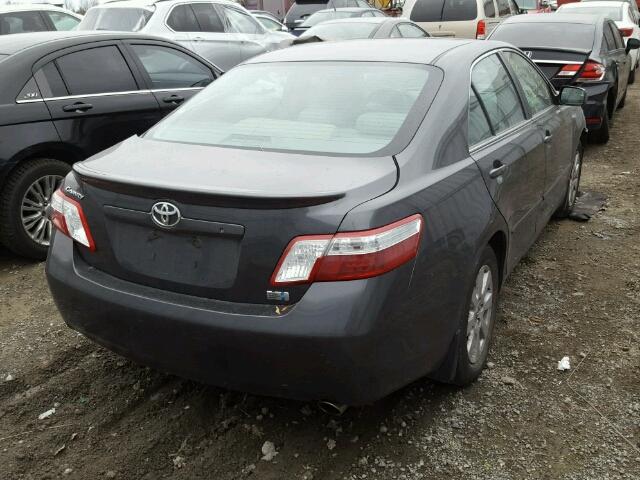 4T1BB46K68U041087 - 2008 TOYOTA CAMRY HYBR GRAY photo 4