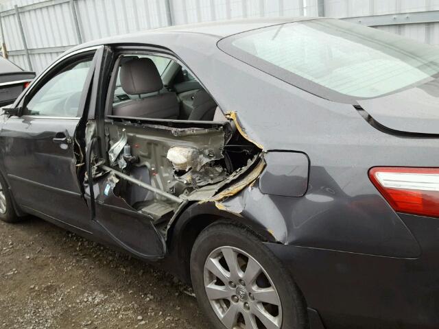 4T1BB46K68U041087 - 2008 TOYOTA CAMRY HYBR GRAY photo 9