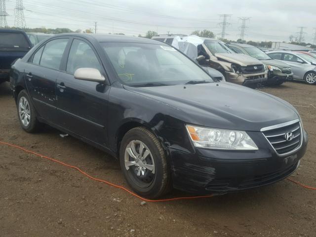 5NPET46C09H535111 - 2009 HYUNDAI SONATA GLS BLACK photo 1