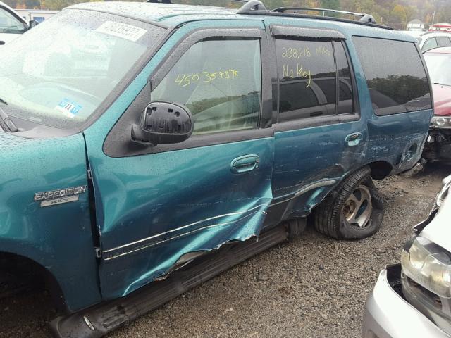 1FMEU18W5VLB55329 - 1997 FORD EXPEDITION GREEN photo 9