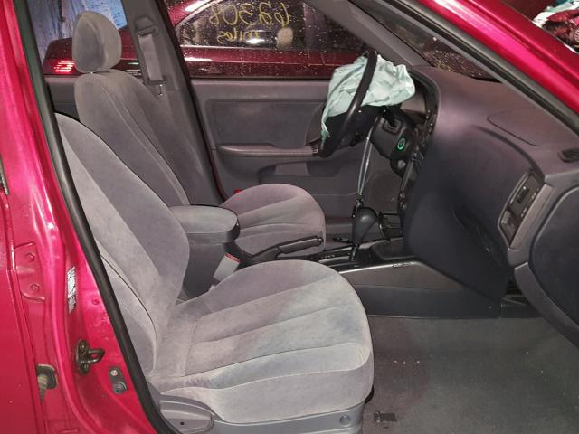 KMHDN46D76U333197 - 2006 HYUNDAI ELANTRA GL RED photo 5