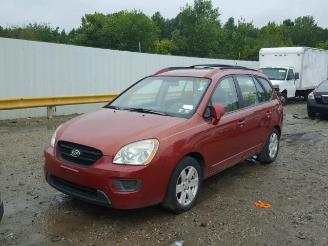 KNAFG525477051494 - 2007 KIA RONDO BASE RED photo 2