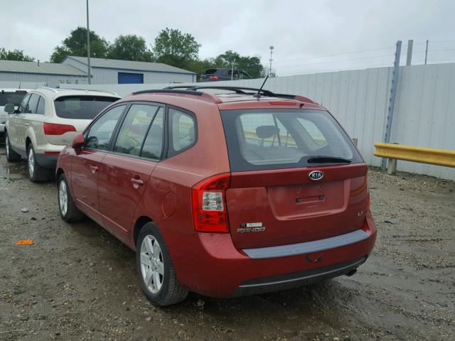 KNAFG525477051494 - 2007 KIA RONDO BASE RED photo 3