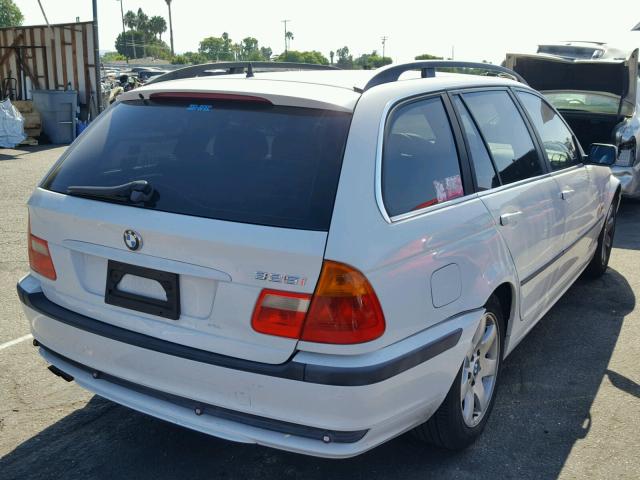 WBAAW334X1ET41815 - 2001 BMW 325 IT WHITE photo 4