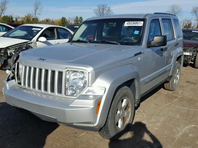 1J4PN2GK4AW153816 - 2010 JEEP LIBERTY SP SILVER photo 2