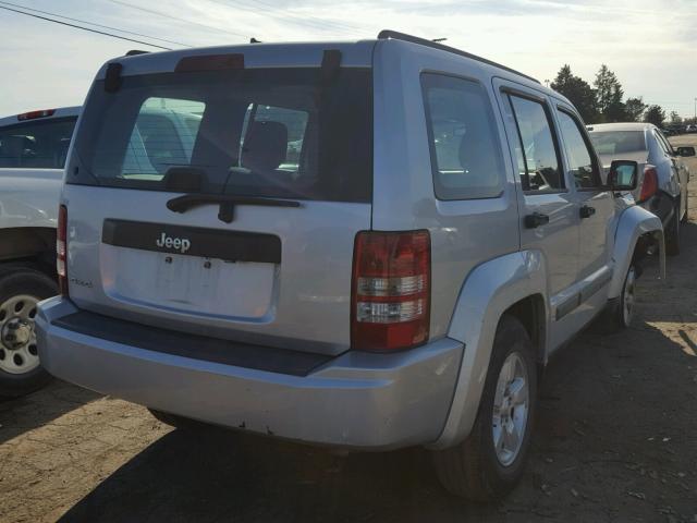 1J4PN2GK4AW153816 - 2010 JEEP LIBERTY SP SILVER photo 4