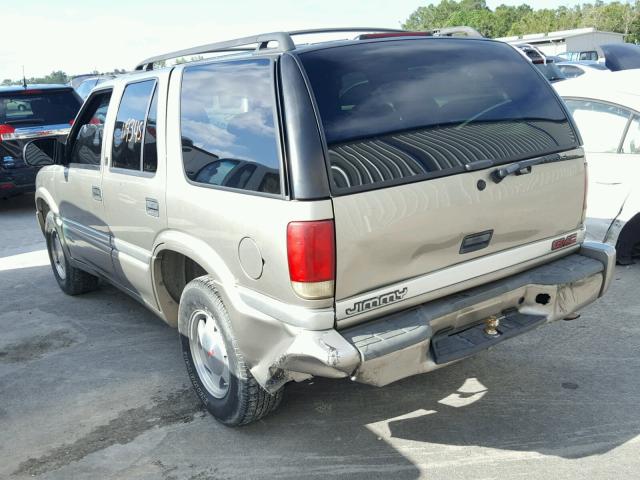 1GKCS13W8X2551406 - 1999 GMC JIMMY BEIGE photo 3