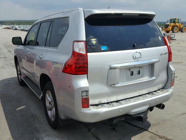 JTJJM7FX3B5024141 - 2011 LEXUS GX PREMIUM SILVER photo 3