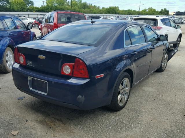 1G1ZC5EB2AF146929 - 2010 CHEVROLET MALIBU 1LT BLUE photo 4