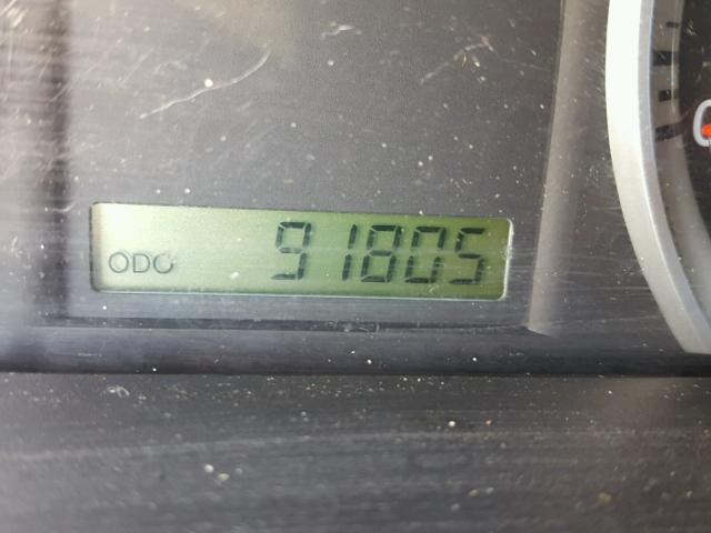 KL1TD56E59B663526 - 2009 CHEVROLET AVEO LS RED photo 8