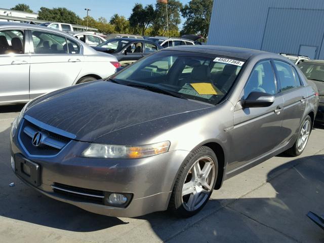 19UUA66298A018918 - 2008 ACURA TL GRAY photo 2