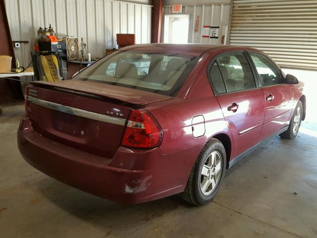 1G1ZT54815F159926 - 2005 CHEVROLET MALIBU LS 栗色 照片 4