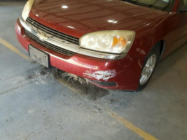 1G1ZT54815F159926 - 2005 CHEVROLET MALIBU LS 栗色 照片 9