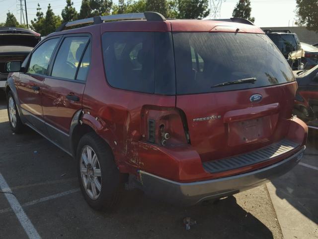 1FMZK011X6GA09714 - 2006 FORD FREESTYLE RED photo 3