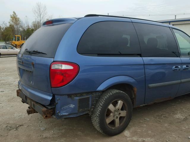 1D4GP24R57B147009 - 2007 DODGE GRAND CARA BLUE photo 9