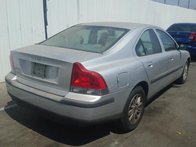YV1RS64AX42322088 - 2004 VOLVO S60 SILVER photo 4