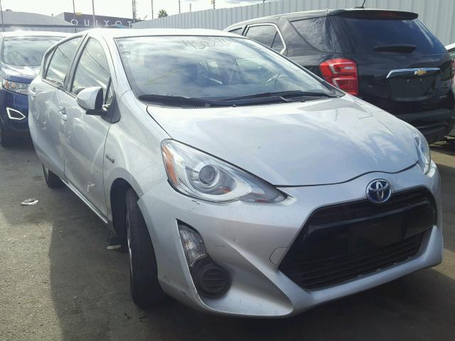 JTDKDTB35F1113533 - 2015 TOYOTA PRIUS C SILVER photo 1