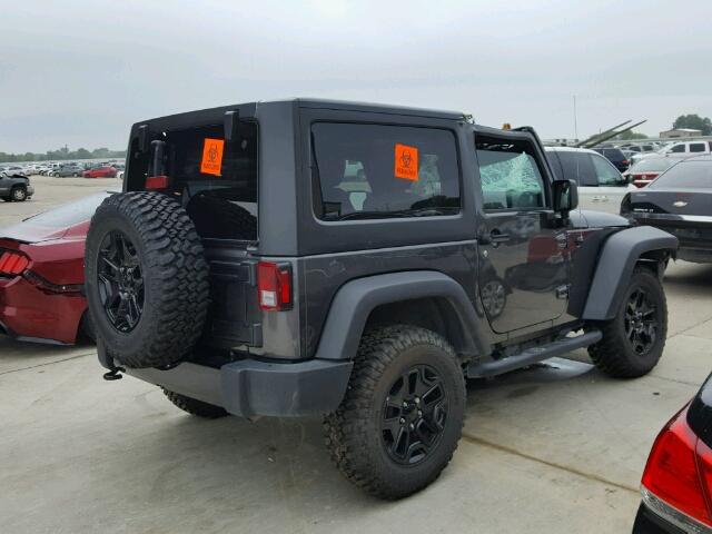 1C4AJWAG1HL728758 - 2017 JEEP WRANGLER S 灰色 照片 4