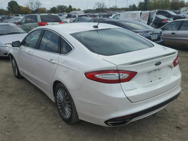 3FA6P0K93GR198512 - 2016 FORD FUSION TIT WHITE photo 3