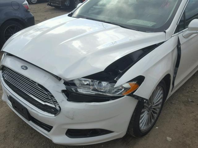 3FA6P0K93GR198512 - 2016 FORD FUSION TIT WHITE photo 9