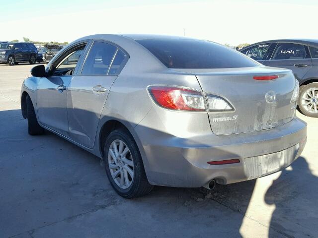 JM1BL1W7XC1654125 - 2012 MAZDA 3 I SILVER photo 3