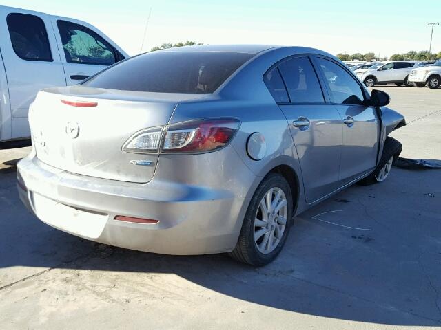 JM1BL1W7XC1654125 - 2012 MAZDA 3 I SILVER photo 4