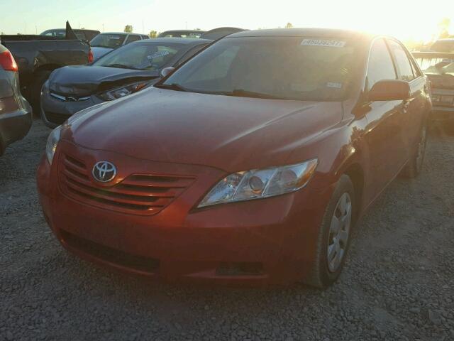 4T1BE46K99U303645 - 2009 TOYOTA CAMRY BASE RED photo 2